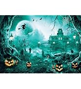 BELECO 12x10ft Fabric Dark Misty Woods Halloween Scary Forest - View #8