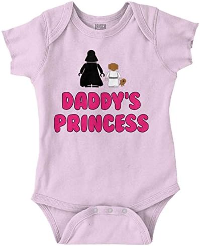 Brisco Brands Daddy's Princess Dark Galaxy Baby Bodysuit Jumper Girls