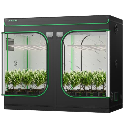 Image of VIVOSUN S848 4x8 Grow Tent 96 inchx48 inchx80 inch High Reflective Mylar Tent
