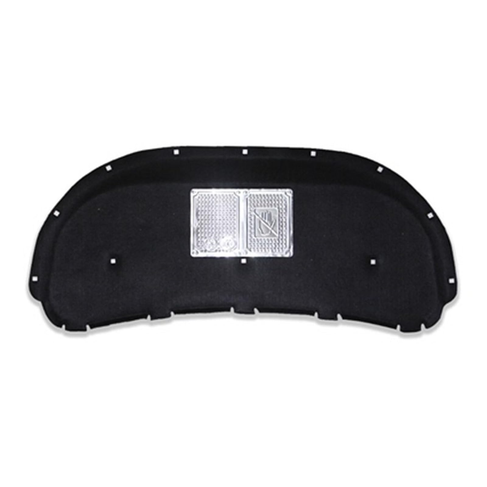 1Set 2008-2020 Compatible for Skoda Fabia MK2 MK3 Auto Car Engine Hood Sound Heat Insulation Cotton Soundproofing Cover(Style 2)