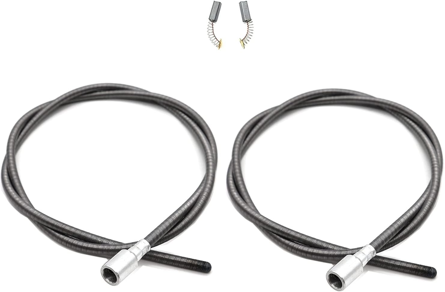 Tuntrol 2pcs 1/4" Inner Flex Shaft Cable with Carbon Brush, Flexible