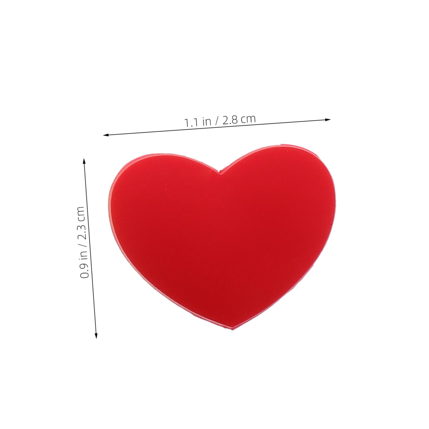 BESTonZON 6-Pack Heart-Shaped Tennis Racket Dampeners Vibration Absorbing for Boys and Girls Adults Silicone Shock-Absorbing Strip for Tennis Racket