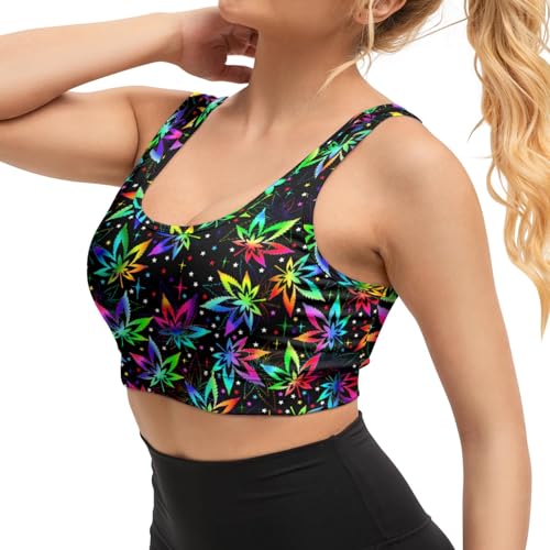 Image of Yoga top Women's Cheerleading Uniform Gym Outfit Running Crop Tops Yoga Shirts Casual Tank Top
