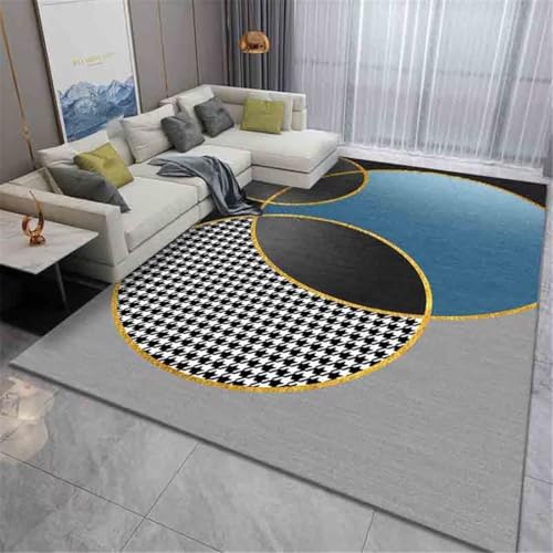 Tapis de balcon bleu pour protéger le sol et réchauffer l'espace