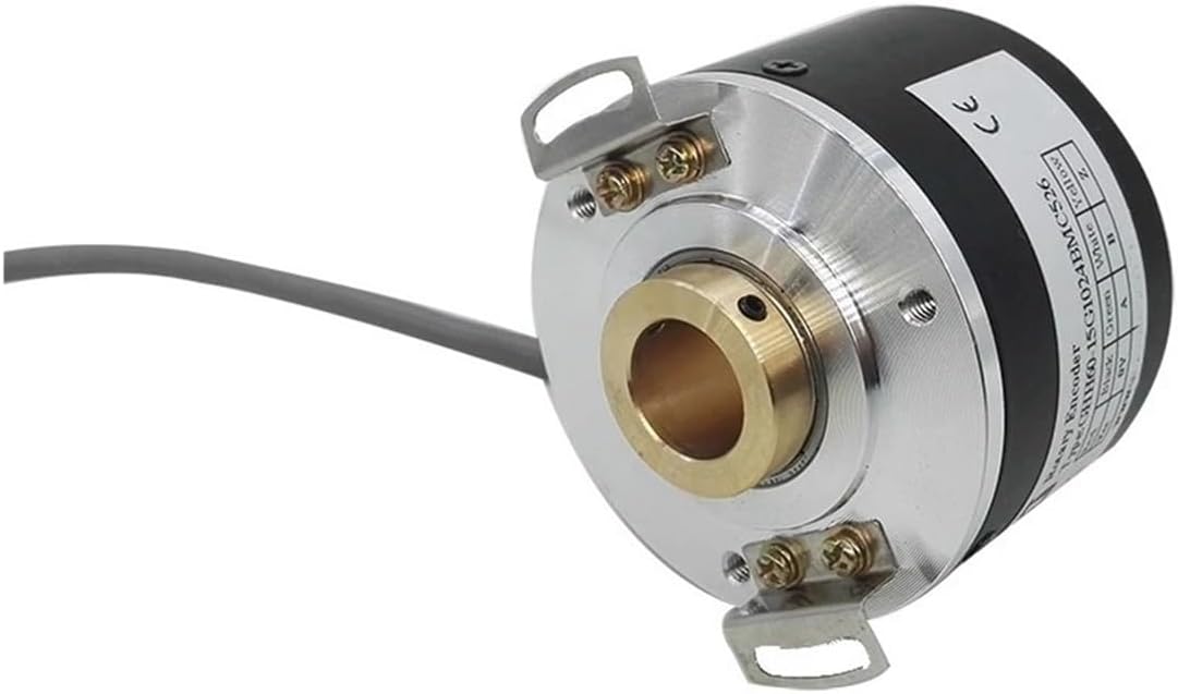 Hall Effect Sensor GHH60-15G1024BMC526 Hollow Shaft Encoder 15mm Aperture 1024ppr NPN Output 5-26Vdc(1024ppr)