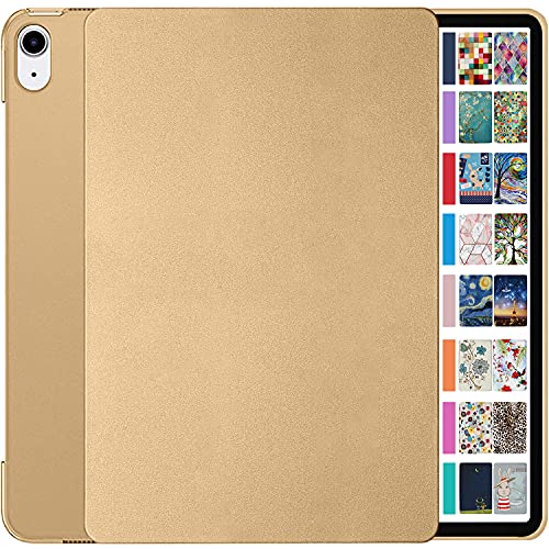Image of DuraSafe Cases for iPad PRO 11 Inch 1 Generation [ PRO 11 1st 2018 ] A1980 A1934 A2013 A1979 MTXN2HN /A MTXP2HN /A MTXR2HN /A Slim Hard Shell Protective Stand Cover - Gold