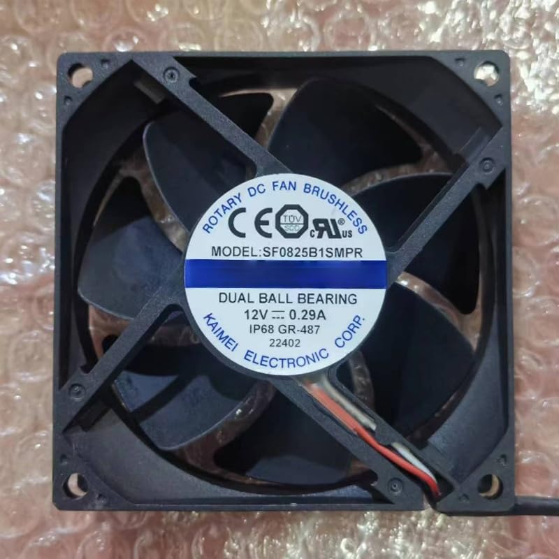 8CM SF0825B1SMPR DC12V 0.29A 8025 3-Wire Chassis Power Supply Cooling Fan