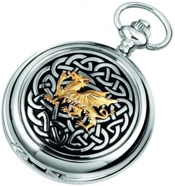 Woodford Full Hunter Welsh Dragon Pocket Watch