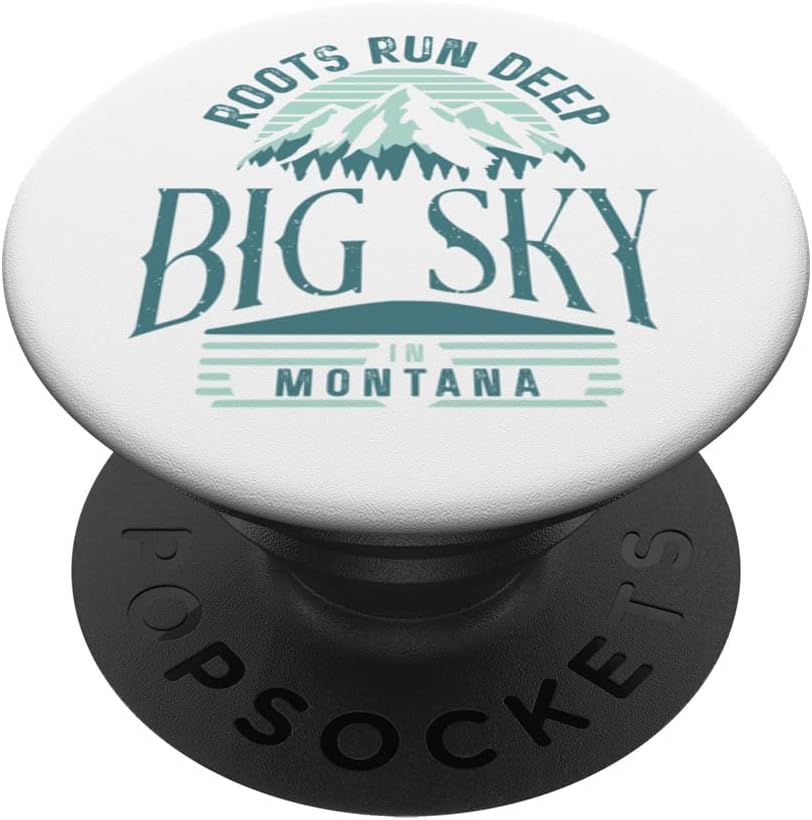 Big Sky Montana s Montana Roots s includes GPS coordinates PopSockets Standard PopGrip