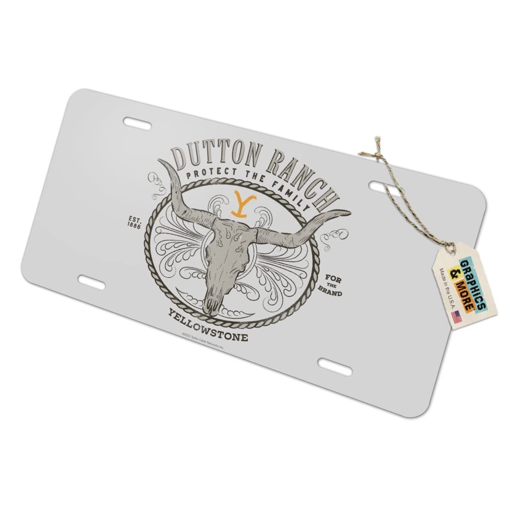 GRAPHICS & MORE Yellowstone TV Show Badge Novelty Metal Vanity Tag License Plate