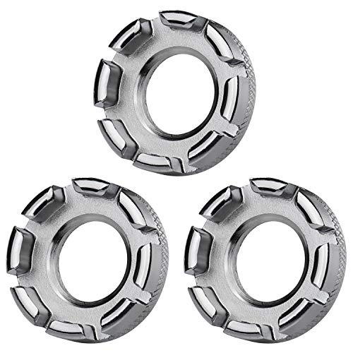 Kbrotech Bicycle Spoke Wrenchï¼ŒBike Wheel Spoke Wrench Tool 8 Sizes in One Bike Rim Truing Tool for Truing and Repairing Cycling Wheels (Silver)