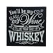 Handpainted Wood Sign Whiskey & Wine