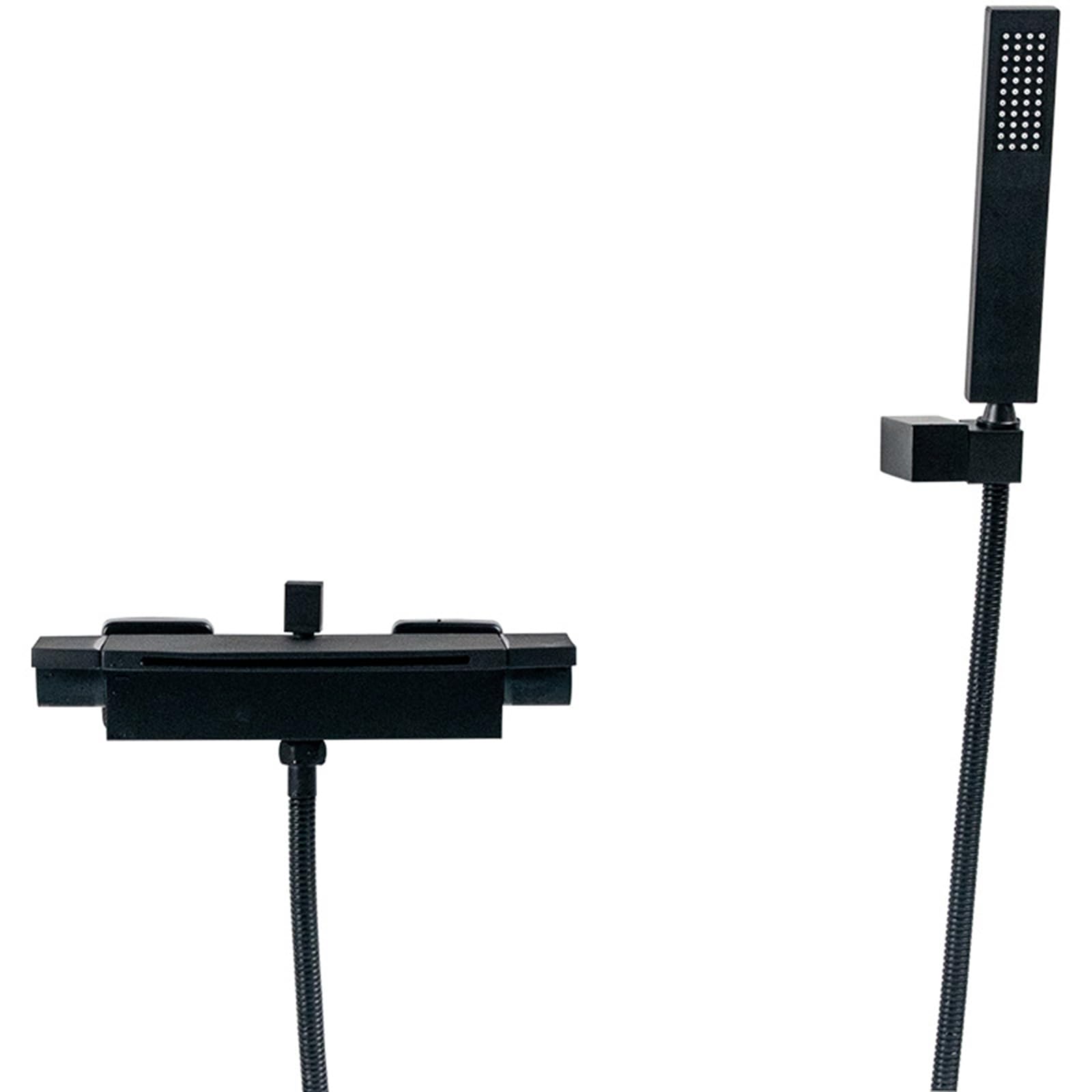 Amazon | BiaoTeng 浴槽の蛇口 浴室シャワーシステム 蛇口 壁付 混合栓