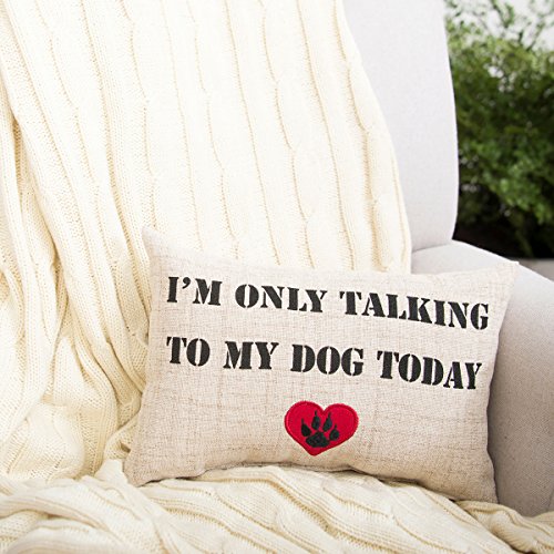C&F Home 8x12 Inches, My Dog Today Pillow