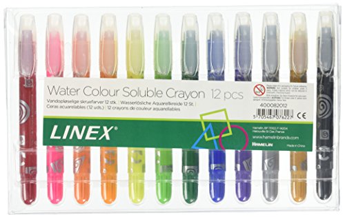 Preisvergleich Produktbild Linex 400082012 Wasserlösliche Aquarellkreide, 12er Box
