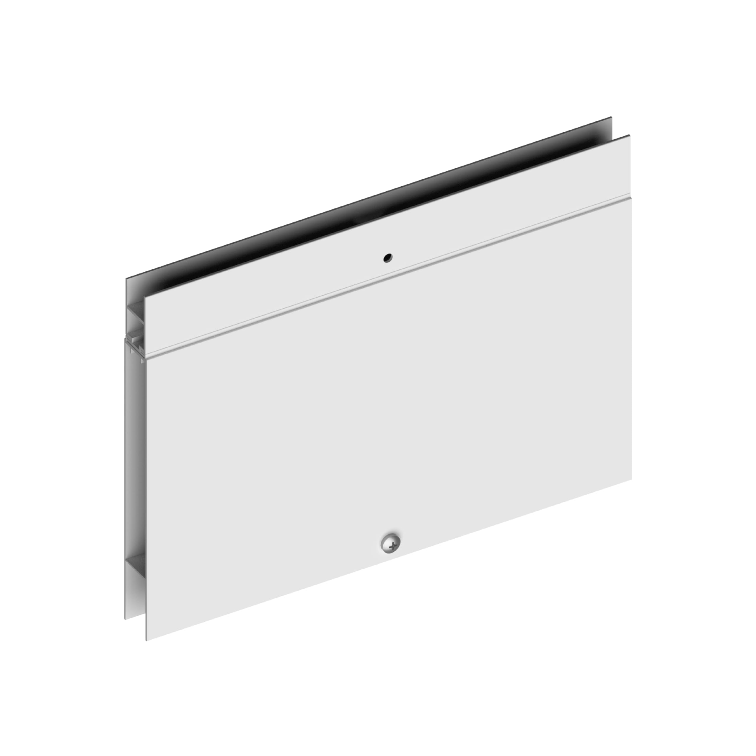 Hakuna Pets, Glass Patio Pet Door V2 Top Extension Panel for Sliding Doors Adjustable Height Support Secure Fit Easy Integration System (White, Small) — image 1