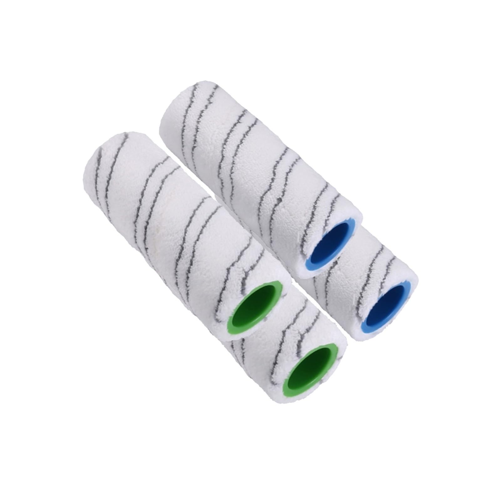 Microfiber Rolling Hard Floor Cleaner BrushFor,Compatible For Karcher,BR30/FC3 FC3D FC5 FC7 Vacuum Cleaner Replacement Accessories Parts(4PCS)