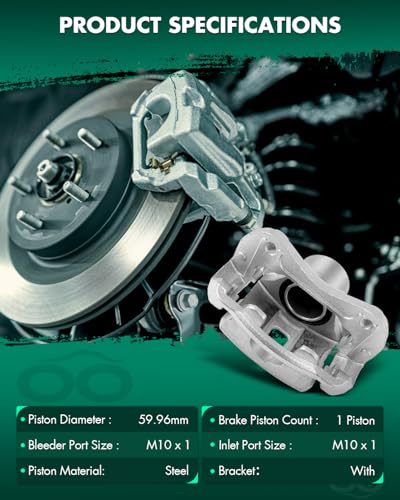 Image of SCITOO Front Disc Brake Calipers Assembly w /Bracket For Hyundai,For Kia