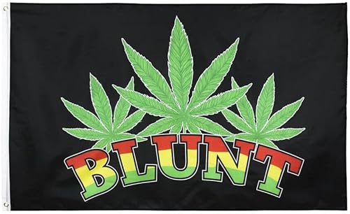 Decoración de fumeta publicitaria de marihuana con bandera roma de 3 x 5 pies