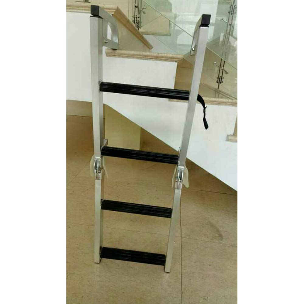 Buy 4 Steps Pontoon Boat Ladder, Stainless Steel Folding Telescoping... Buy 4 Steps Pontoon Boat Ladder, Stainless Steel Folding Telescoping...