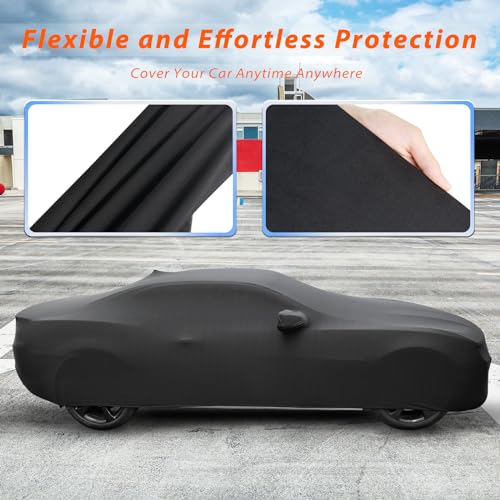 Image of Indoor Car Cover for BMW X3,Honda CR-V, Toyota RAV4,Audi Q5 Windproof Dust Protection Ideal for Car Shows and Underground Garage Elastic Fit Full Car Cover