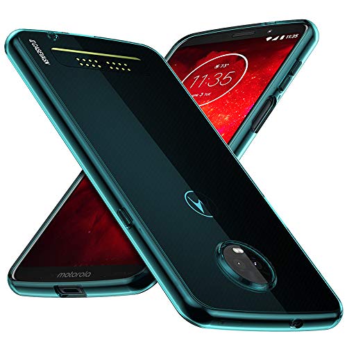 Moto Z3 Play Case, Moto Z3 Case, CASEVASN [Shockproof] Anti-Scratches Flexible TPU Gel