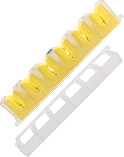 Booms Fishing WV1 Fishing Rod Holders for Garage, Wall Mounted Fishing Rod Rack, Fishing Pole Holders, Store Up to 6 Rods or Combos in 16.4 Inches,