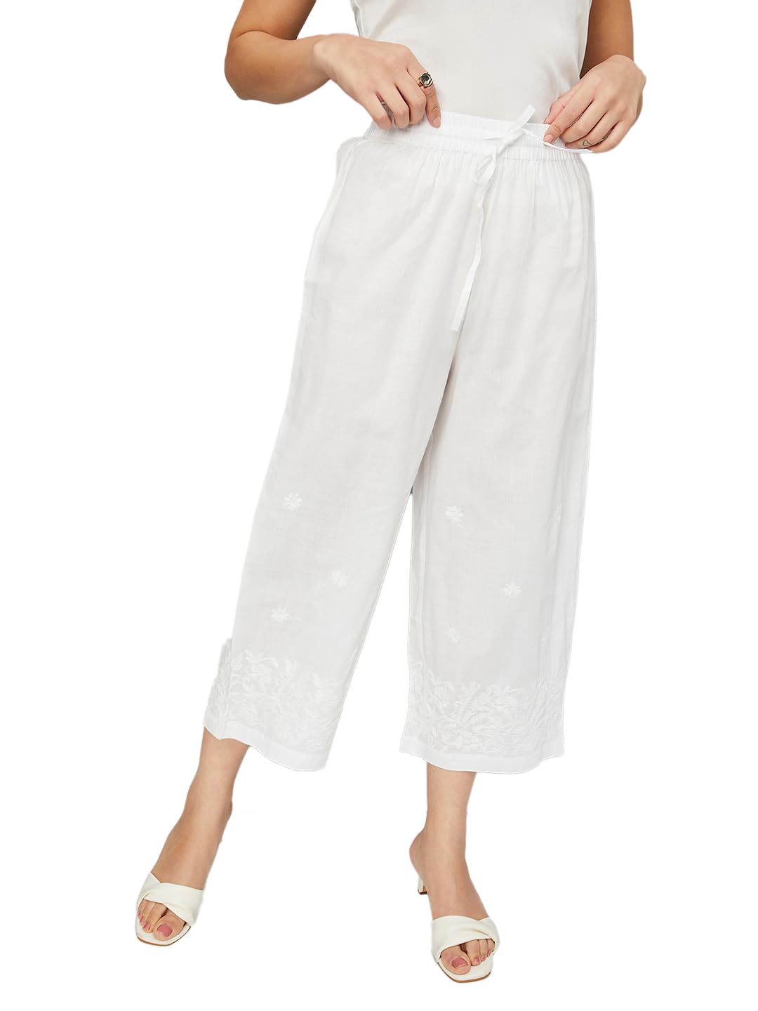 Women's Regular Fit Mid Rise Pants