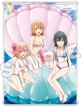 Amazon.co.jp: 俺ガイル 描き下ろしB1タペストリー ナイトプール