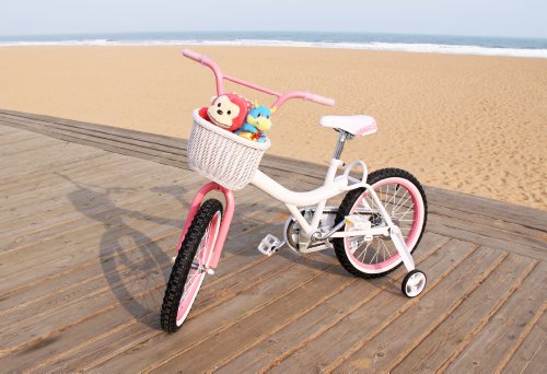 Colorbasket Kid's Front Handlebar Bike Basket,White