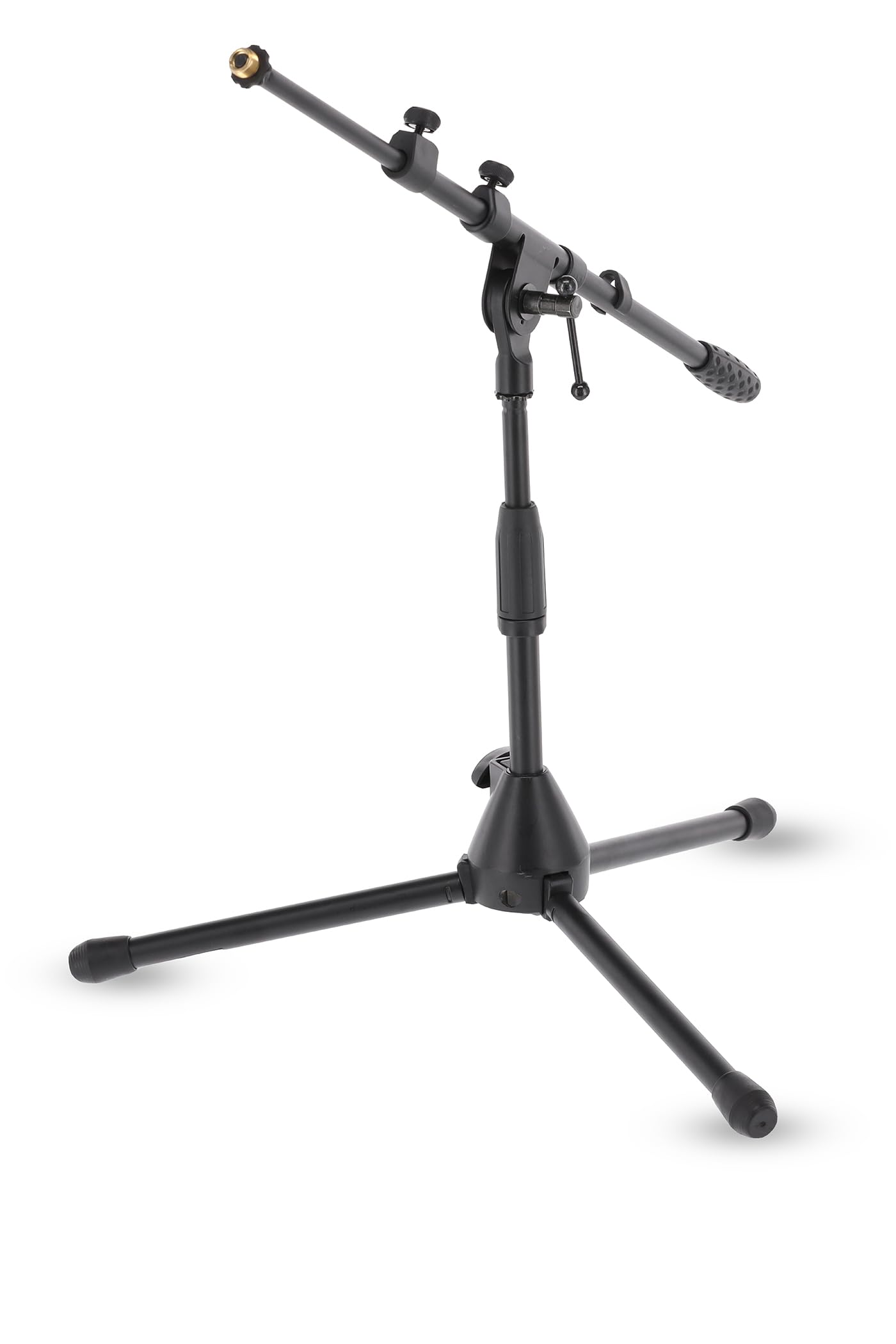GEWA piccolo supporto per microfono MS-20TB - Nero - Per cassa/Hi-Hat - Altezza regolabile 43-65cm - Asta 50-90cm - Base in ghisa - 2,4 kg