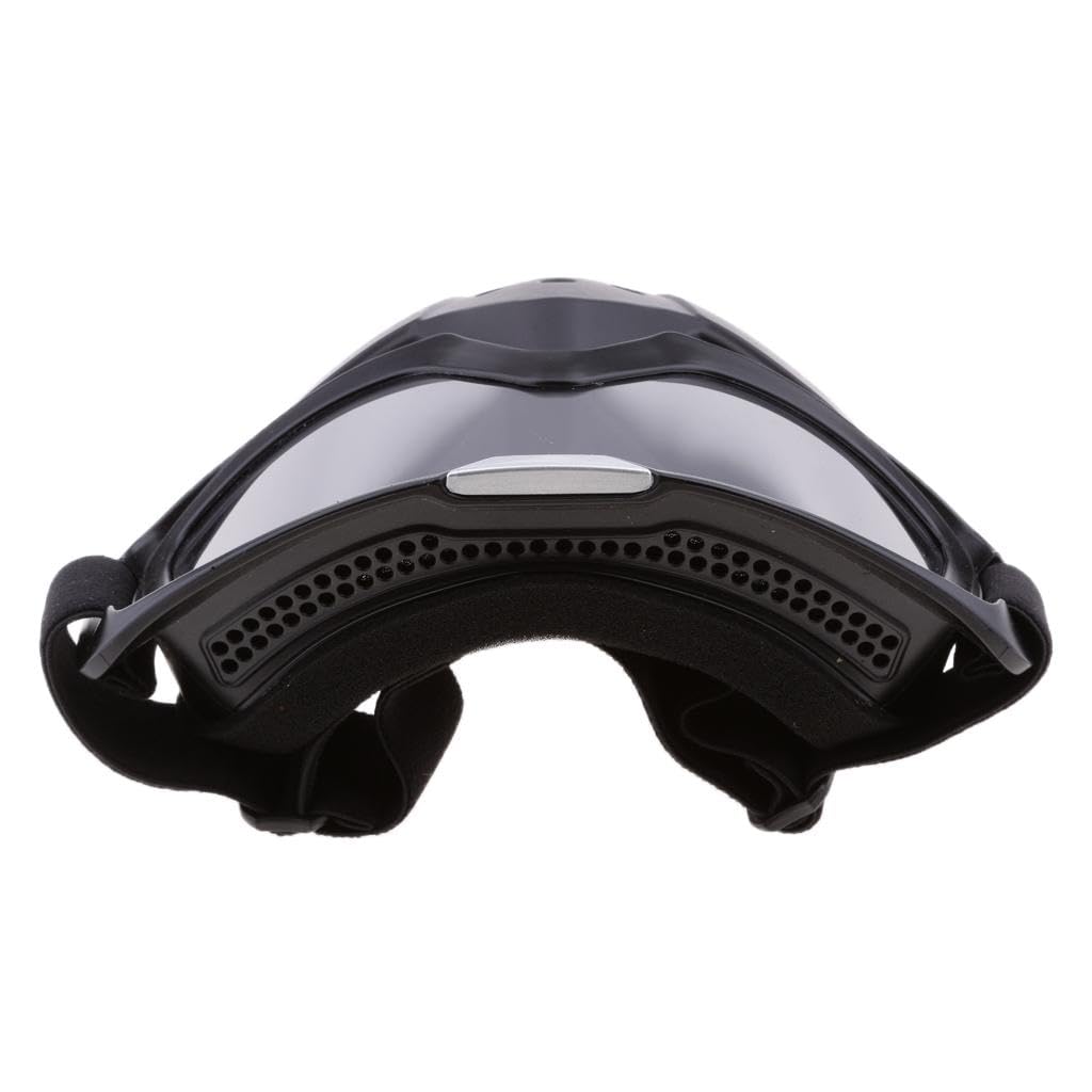 MERISHOPP Cycle Helmet Goggles with Removable Mask Mountain Bike Mask Smoke| Universal Fit | High-Performance