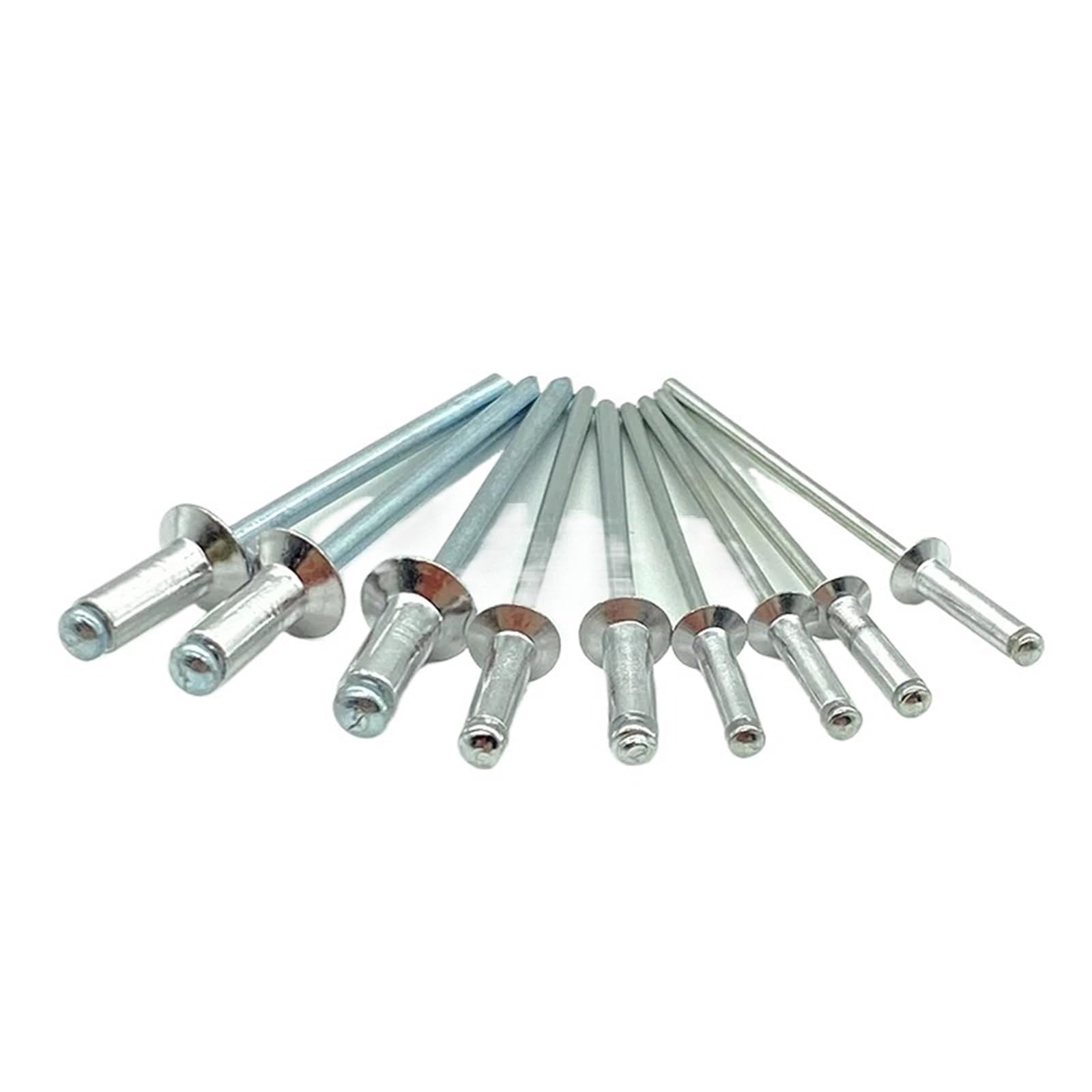 Blind Pop Rivet, Blind Rivets Al Alloy M2.4-M5 5-10mm 20-50pcs Pop Dome Head Countersunk for Metal Furniture(M3.2(30pcs),6.4mm)