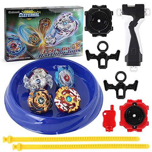 Bey Battle Burst Balde God Evolution High Performance Set 4D Launcher Stater Grip and Stadium Battle Set