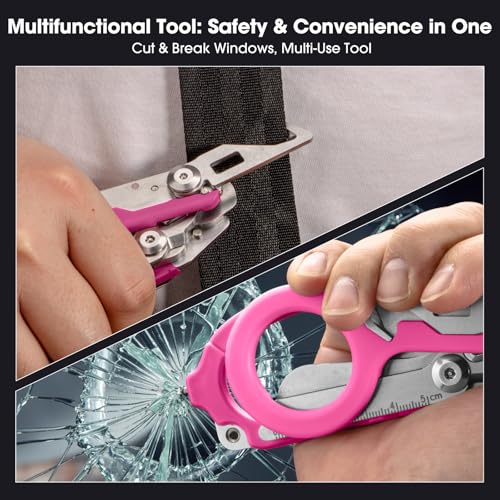 Image of 6-in-1 Heavy-Duty Emergency trauma shears|Folding Emergency Shears| | Multifunctional Life-Saving Tool|Suitable for Emergency Rescue|Outdoor Exploration|DIY Construction and Maintenance|