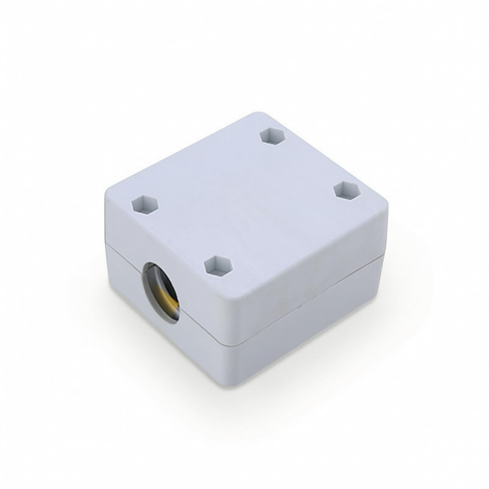 Amagogo Morsetto Base per Portacanna da Pesca in Nylon con Superiori Svasate E Alloggiamento Quadrato Compatto per Installazione su Rotaie E Barche