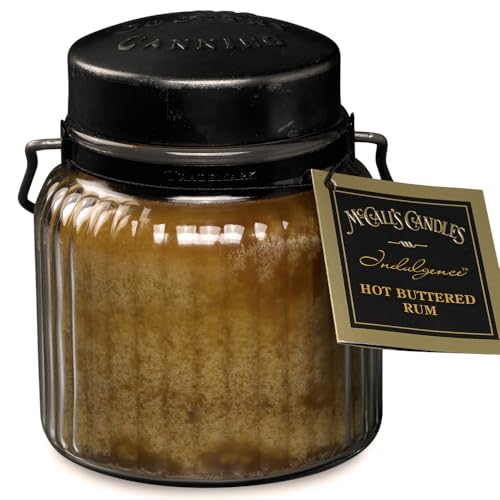 Bougie parfumée double mèche grande taille rhum au beurre chaud McCall's Candles