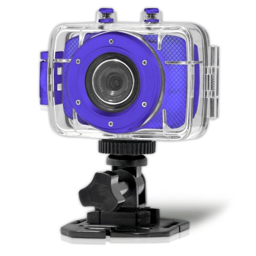 Pyle PSCHD30BL Cámara Deportiva HD 720p Azul miniatura 2