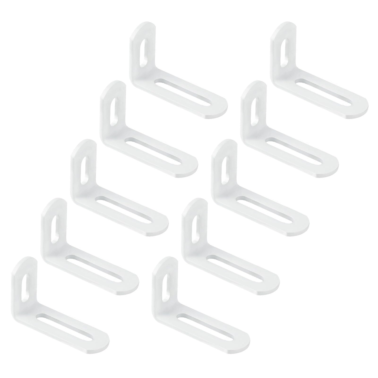 Professional Grades 90 Degree Double Slot Brackets for Structural in Renovations Projects Multipurpose Right Angles Brackets