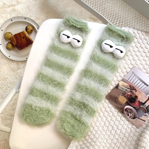 Image of TFTSR Crazy Funny Fuzzy Silly Socks for Kids Women,Girls Fluffy Slipper Novelty Fun Socks,Boy Men Cute Cozy Soft Animal Socks
