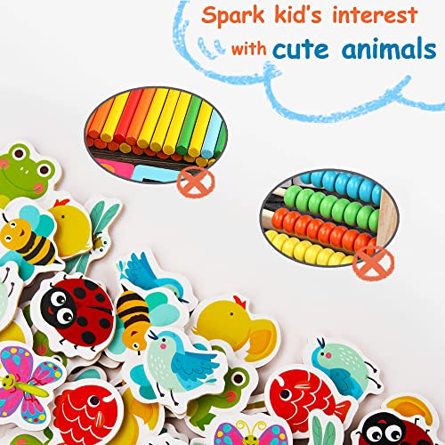 Likee Math Flash Cards Number Addition& Subtraction Game Counting Puzzles Preschool Educational Montessori Kindergarten Sorting Toys Learning Activity For Kids Boys Toddlers 3+ Years Old #TOP3