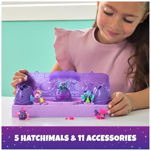 Hatchimals Alive, Neon Rainbow Egg Carton Toy with 5 Mini Figures in Color Reveal Eggs & 11 Accessories, Kids Toys for Girls & Boys Ages 3 and up - Image 5