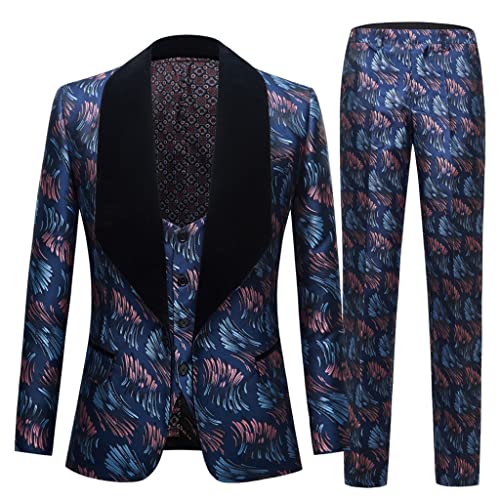 3 Piece Slim Fit Wedding Suit Men's Suit Prom Tuxedo Groom's Coat Wedding Suit Set Prom Dress