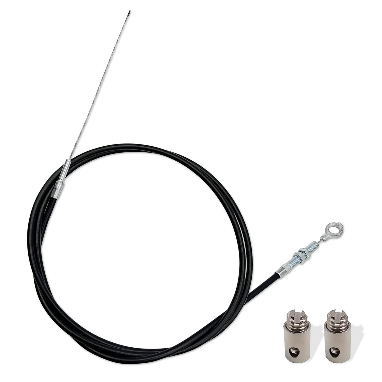 1 Pack Car Engine Throttle Cable, 71In Durable Metal Accelerator Controller Harness, Universal 8252-1390 ASW Automotive Connecting Line Accessories for Truck SUV Car (Black)