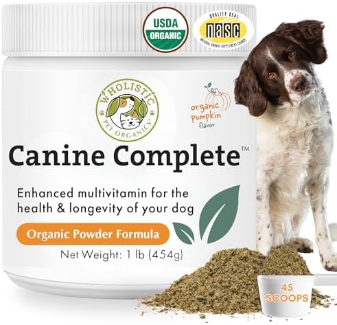 Wholistic Pet Organics Canine Complete - Dog Multivitamin Powder ...