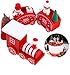 Treno Natale Legno,Mini treno di Natale,Trenino di Natale Giocattoli,Treno di Natale in Legno Carino,Natale Mini Treni Decorazione,Bambini Regalo di Natale,decorazioni natalizie