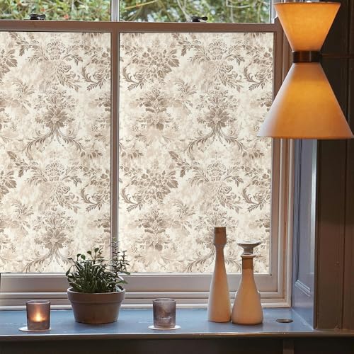 Vinilo decorativo beige de 15.7 x 118 pulgadas miniatura 3