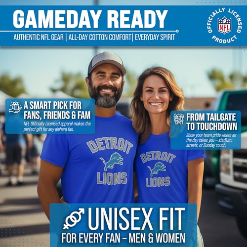 Image of NFL Gameday Cotton Blend T-Shirt for Men and Women - Licensed