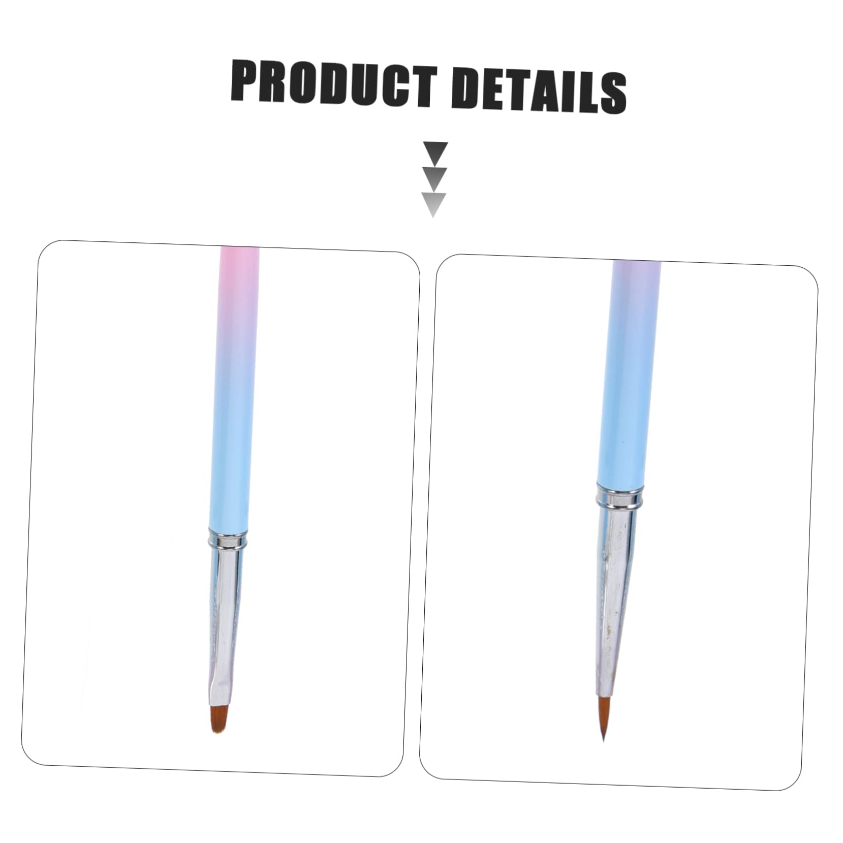 Healeved 15piezas Pinceles Para Decoración De Uñas Herramientas De Manicura Pinceles De Dibujo Para Efectos De Arte Uñas Para Salones y Uso Casa