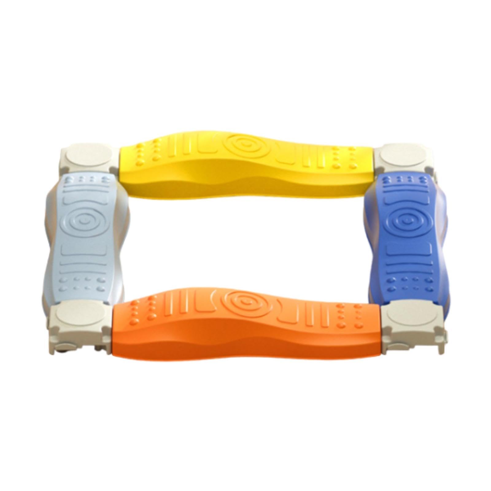 12 Piezas Juguetes de Equilibrio Infantil Circuito de Obstáculos para Niños Haz de Equilibrio Juego de Saltar Piedras Antideslizante Y Resistente, a